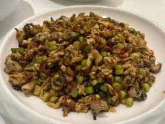老虎菜拌手剥扇贝-开海·红岛海鲜虾水饺(石老人店)