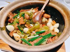 啫啫酸菜大肠-炆艺乳鸽·煲仔饭大排档(望京来广营店)