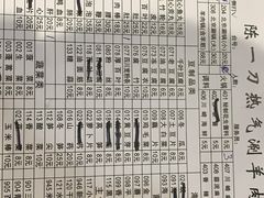 菜单-欣悦坊陈一刀热气羊肉火锅(清真路店)