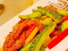 翠玉瓜野菌炒爽肉-利苑酒家(宜安广场店)
