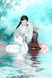 -后宫·古装汉服京剧儿童亲子全家福摄影