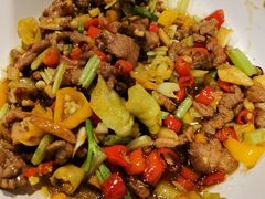小炒黄牛肉-唐伯虎新派湘菜馆(石夏时代广场店)