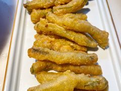 咸蛋黄四季豆-初蓉丨遇见新川菜(亲贤街荣耀店)