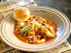 辣海鲜意大利面-Cafe Alice咖啡爱丽丝(奥城店)