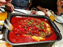 麻辣味叉尾鮰鱼-半天妖烤鱼(长安万达广场店)