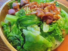 红葱头淋生菜-桃姐农庄老字号(从化温泉店)