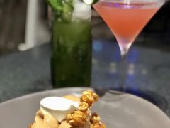 海盐焦糖冰淇淋配爆米花-Mercato莫卡多露台餐厅与酒吧(K11店)