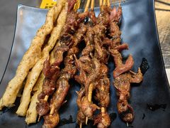 -老红桥炸灌肠牛肚锅烧烤(定福庄店)