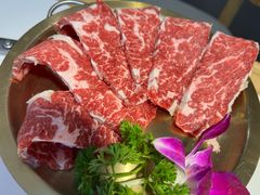 澳洲雪花三角肉-猪啊牛呀羊啊铜盘烤肉(正大广场店)
