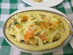 乳酪焗素菜-小白桦西餐厅