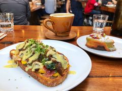 mushroom toast-République Café Bakery & République Restaurant
