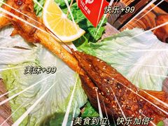 部落非式炭烤羊小腿-马灯部落·西湖边的创意山景餐厅(虎跑动物园店)