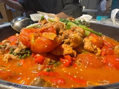 -贵州辣子鸡番茄鸡