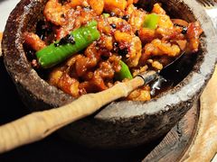 石锅杭椒牛蛙-桂满陇-西湖船宴(西单大悦城店)