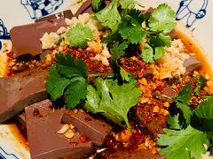 辣子蒜羊血-汉唐宴长安食府