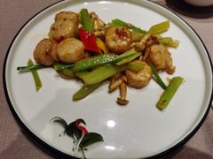 烧汁白玉菇炒带子-尚一汤·粤菜海鲜(环球港店)