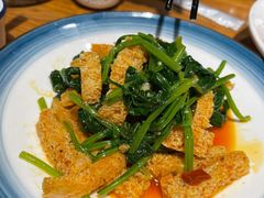 菠菜面筋-俭寨大盘鸡·缸子肉·小公鸡·新疆菜(云通店)