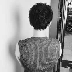 郭采洁同款短髪by-grico老师-茶发Salon·烫发染发理发