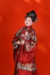 -后宫·古装汉服京剧儿童亲子全家福摄影