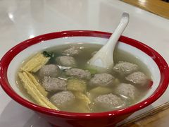 生汆丸子汤-子午路张记肉夹馍(小寨西路店)