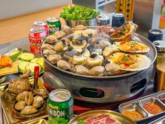 -围炉肉舍•炭烤活鳗•丹东海鲜烤肉(步行街店)