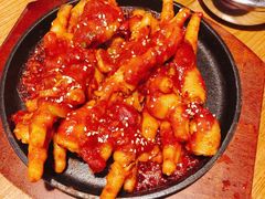 辣炒鸡爪-包装马车·韩国料理·포장마차