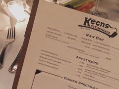 菜单-Keens Steakhouse