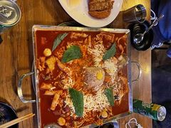 芝士火山炒年糕-包装马车·韩国料理·포장마차