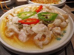 鲜花椒蒸鱼腩-淘米捞·米汤脆鲩鱼火锅(福田皇岗店)