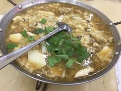 锅仔醋椒豆腐-天津乾毓德饭庄·清真传统炒菜·海鲜烧烤(咸阳路店)