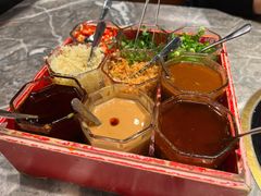 九宫格酱料-禄婶鸡煲·打边炉