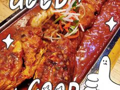 红烧明太鱼-金达莱冷面百年石锅饭(宾馆胡同店)