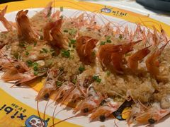 蒜蓉蒸开边虾-桥东喜碧海鲜街(水东街店)