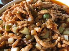 鱼香肉丝-人和水上飘(第一家店)