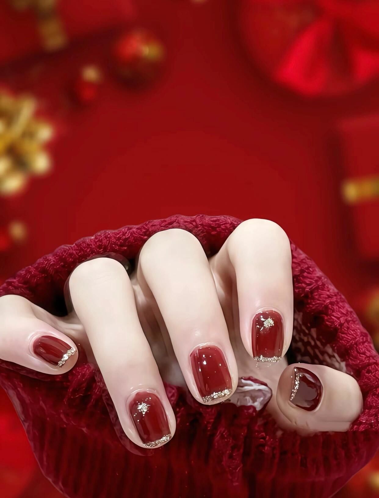 新年必备红色美甲