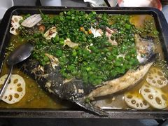 -探鱼·鲜青椒爽麻烤鱼(广州花都来又来店)