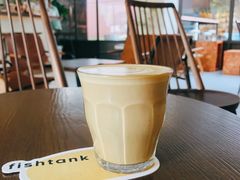 澳洲白咖&nbsp;Flat&nbsp;White-fishtank鱼缸咖啡(三山街店)