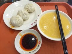 素三鲜+棒渣粥-庆丰包子铺(西单店)