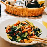 家常版的青菜炒粉丝！