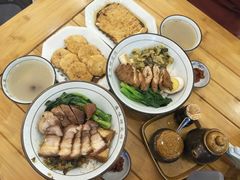 狮头牌鹅肉拼大肠饭-狮头牌卤味研究所·卤味饭(花城汇南区店)