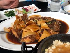 温式黄鱼烧年糕-柒园·三十年创意杭帮菜(龙湖滨江天街店)