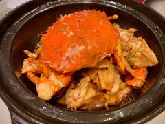 黄金膏蟹焗走地鸡-皇朝会.经典传统粤菜(外滩店)