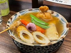 自熬高汤关东煮五样-杨梅市场·打工人小酒馆(新天地店)