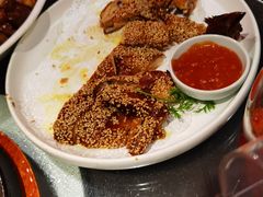 脆皮芝麻鸡-宝轩渔府·老字号海鲜·正宗津菜(水上店)