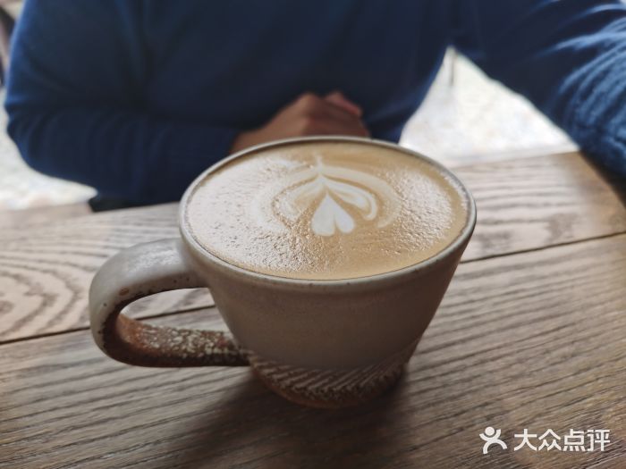 冬日咖啡拿铁图片