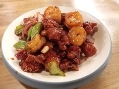 椒香虾仁爆鸡球-陈傻子餐厅(世纪都会店)