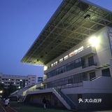 烟台大学体育场,和初中同位一起在观海路吃了晚饭