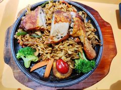 葡式烤鸡意面-北大家园食堂