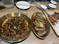 -街角等你.大连海鲜烧烤.经典铁板海鲜串(西安路店)