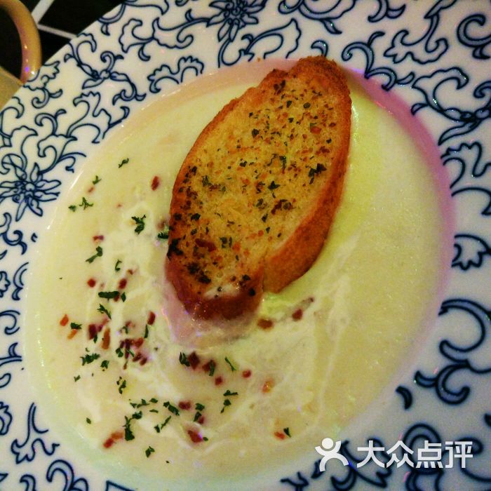 音乐西餐吧奶油蘑菇汤图片 - 第7张